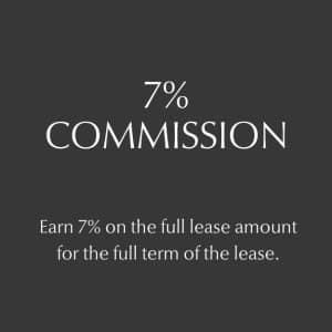 7% broker commission