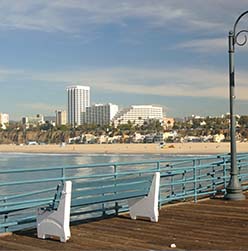 Exterior view of property from the Santa Monica pier
